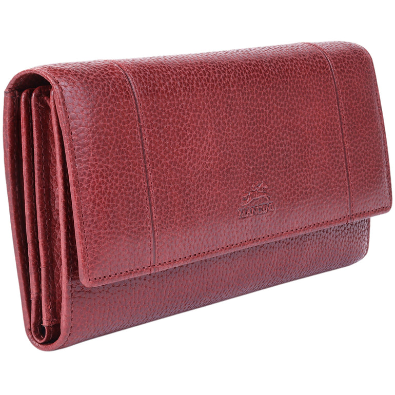 Mancini Fifth Avenue RFID Secure Quad Fold Wallet