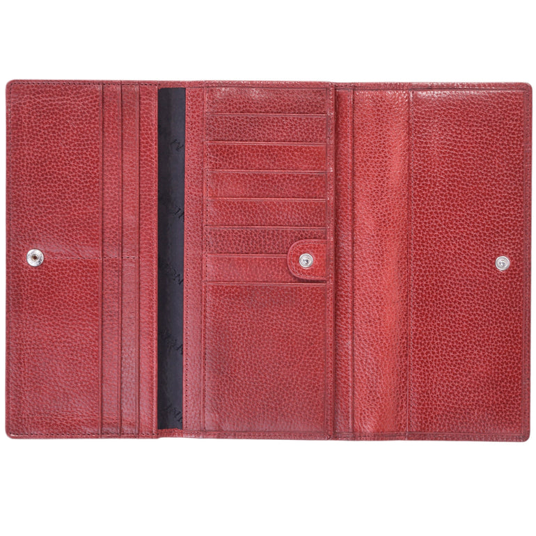 Mancini Fifth Avenue RFID Secure Quad Fold Wallet