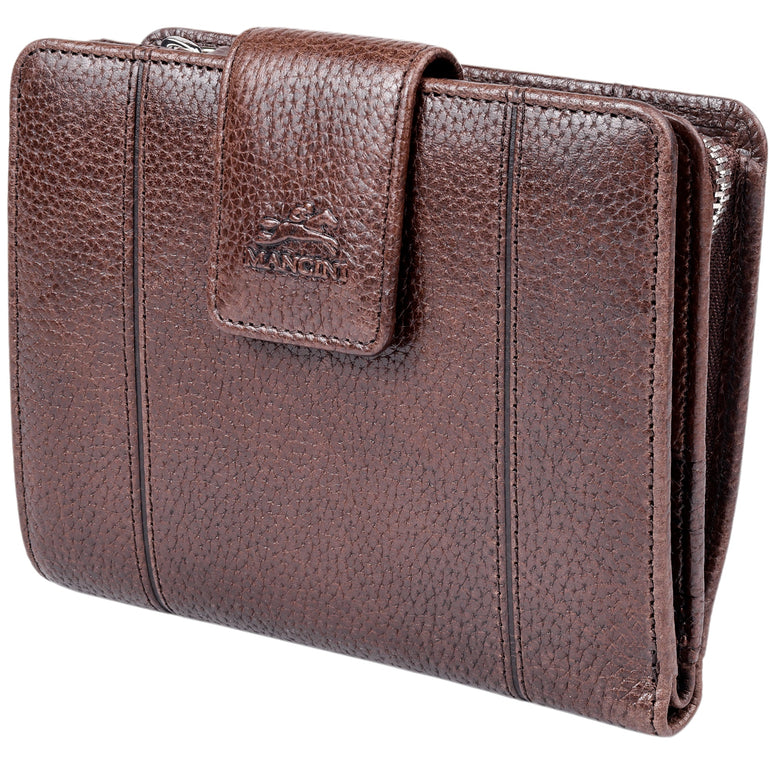 Mancini Fifth Avenue RFID Secure Medium Clutch Wallet