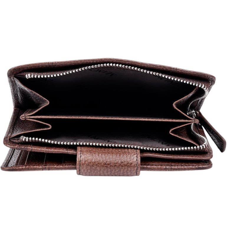 Mancini Fifth Avenue RFID Secure Medium Clutch Wallet