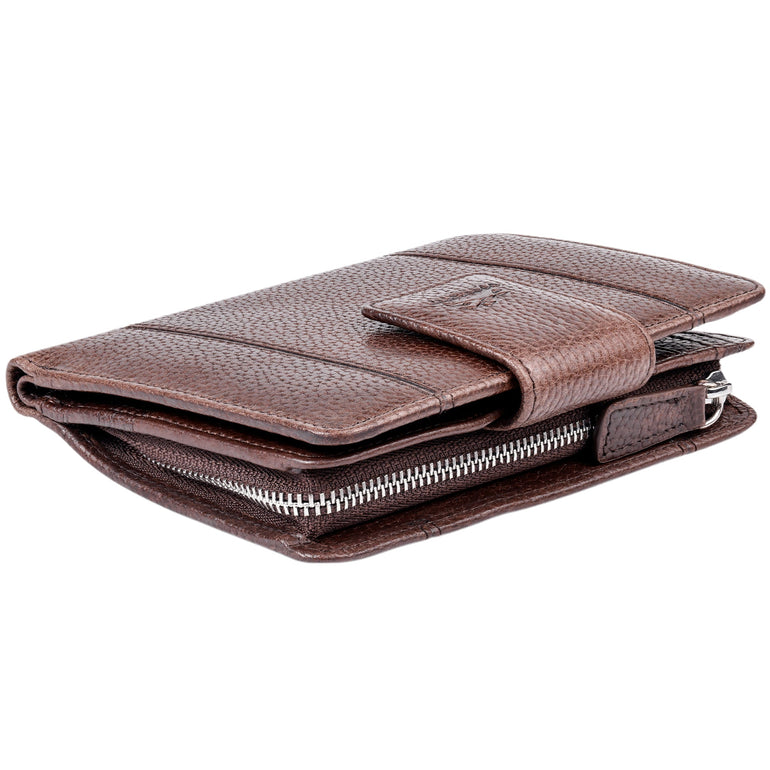 Mancini Fifth Avenue RFID Secure Medium Clutch Wallet