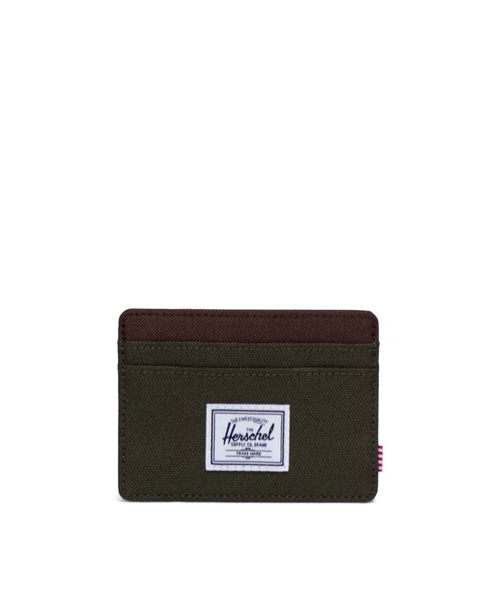 Herschel Charlie Cardholder - Ivy Green/Chicory Coffee