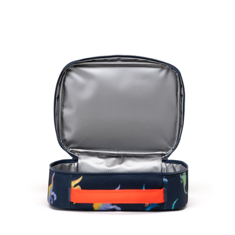 Herschel Pop Quiz Lunch Box Little Herschel - Watercolour Dinos Darkest Navy