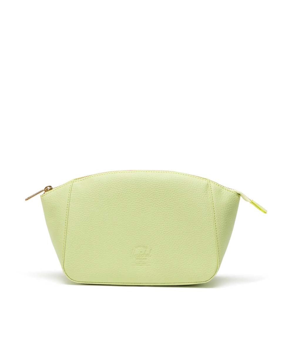 Herschel Milan Toiletry Bag Vegan Leather - Shadow Lime