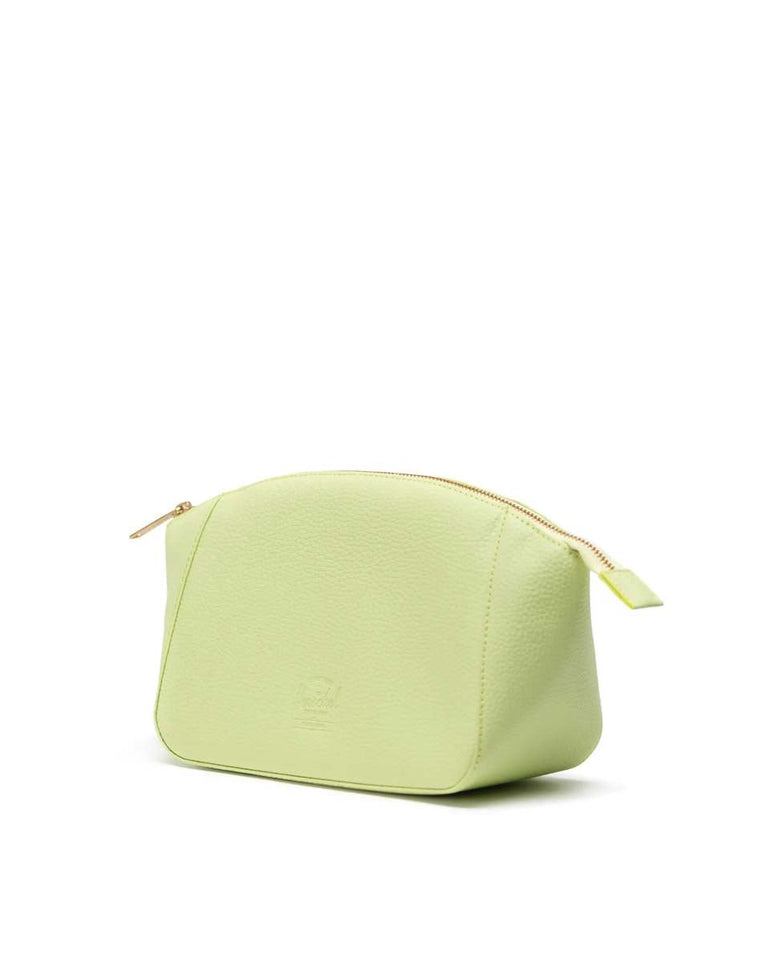 Herschel Milan Toiletry Bag Vegan Leather - Shadow Lime