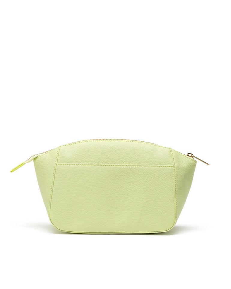 Herschel Milan Toiletry Bag Vegan Leather - Shadow Lime