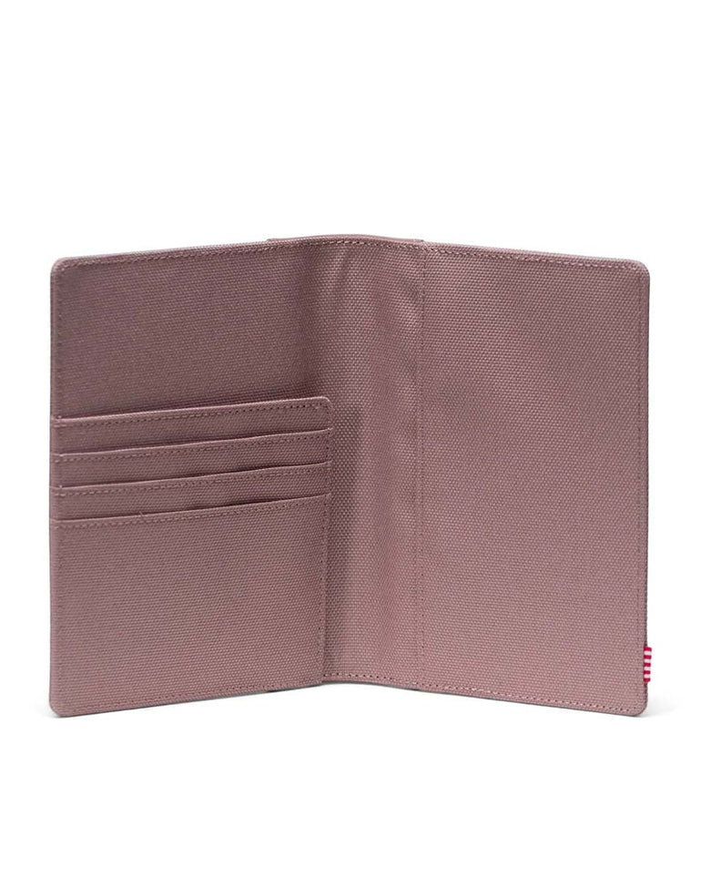 Herschel Raynor Passport Holder - Ash Rose