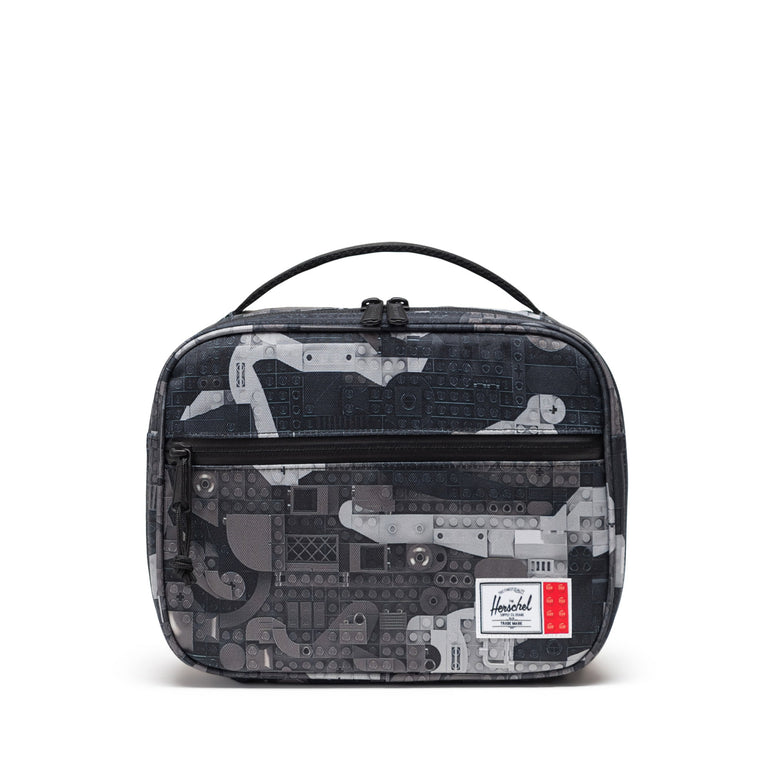 Herschel LEGO Pop Quiz Lunch Box - Abstract Bricks Black