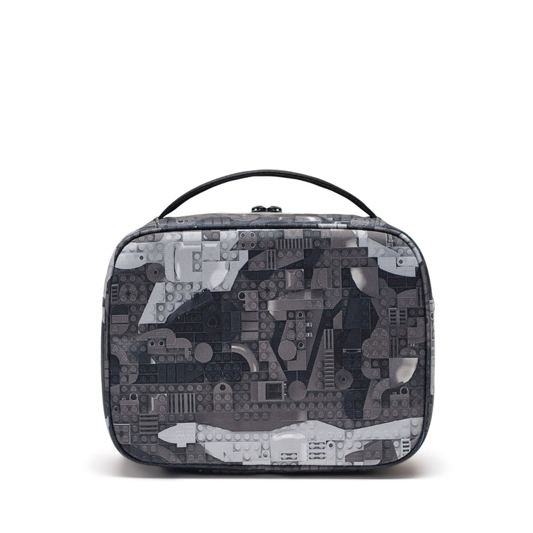 Herschel LEGO Pop Quiz Lunch Box - Abstract Bricks Black