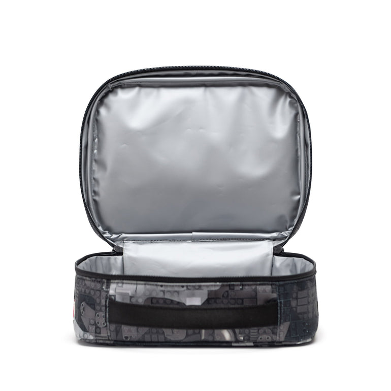 Herschel LEGO Pop Quiz Lunch Box - Abstract Bricks Black