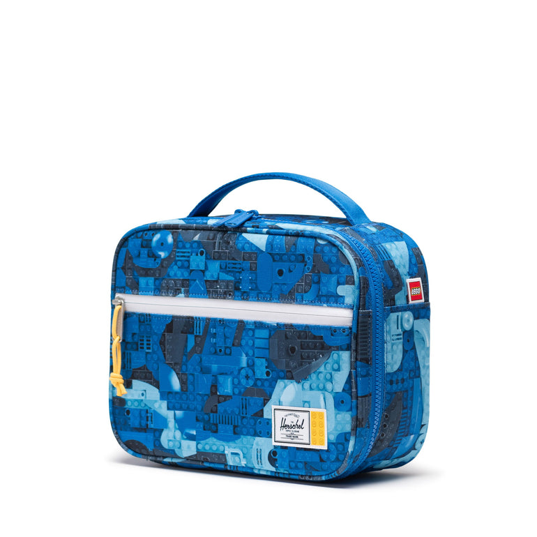 Herschel LEGO Pop Quiz Lunch Box Little Herschel - Abstract Bricks Blue