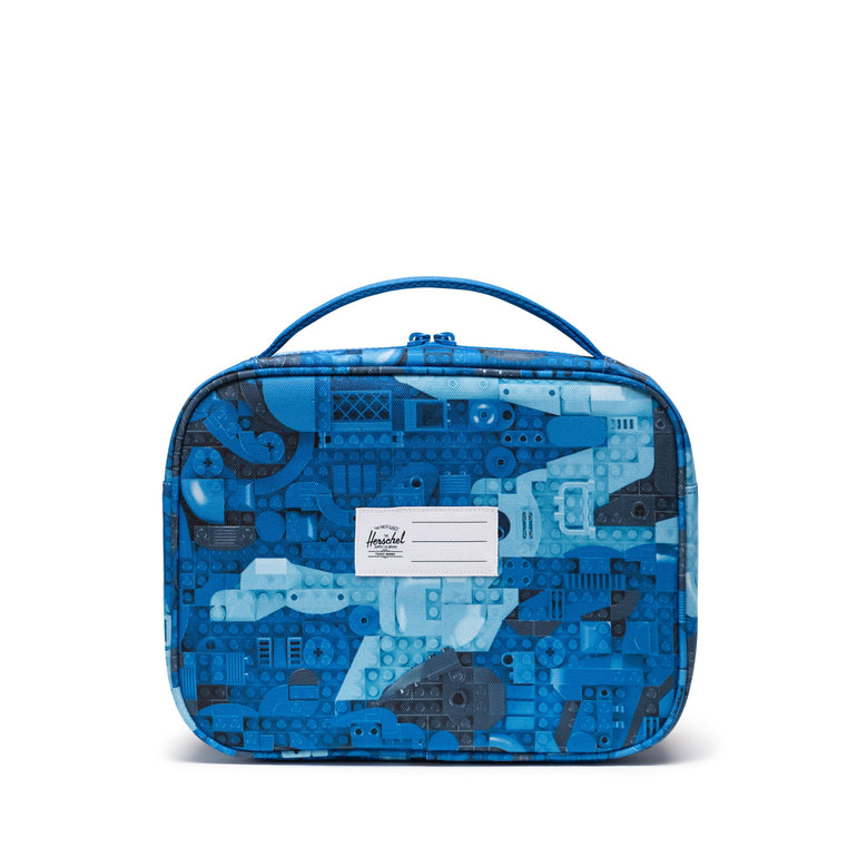Herschel LEGO Pop Quiz Lunch Box Little Herschel - Abstract Bricks Blue
