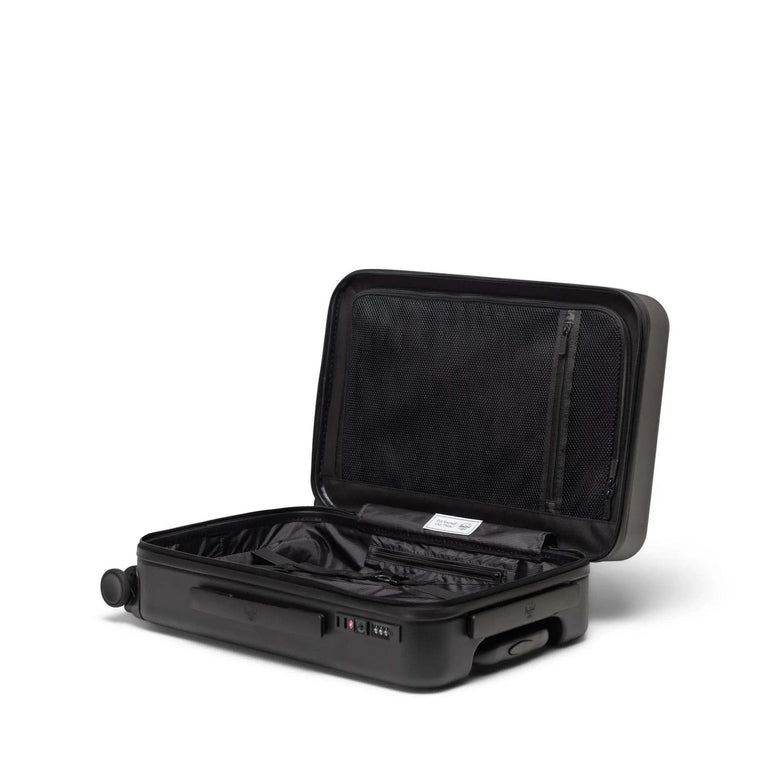 Herschel Heritage Hardshell Pro Large Carry On Luggage - Black