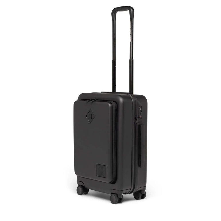 Herschel Heritage Hardshell Pro Large Carry On Luggage - Black