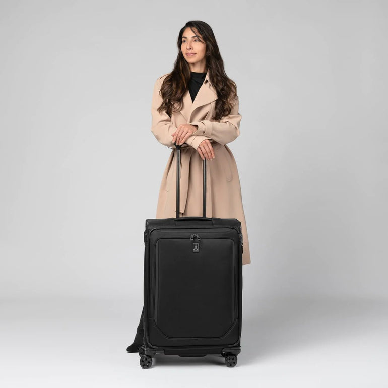 Travelpro Crew Classic Valise extensible à roulettes de taille moyenne pour l'enregistrement