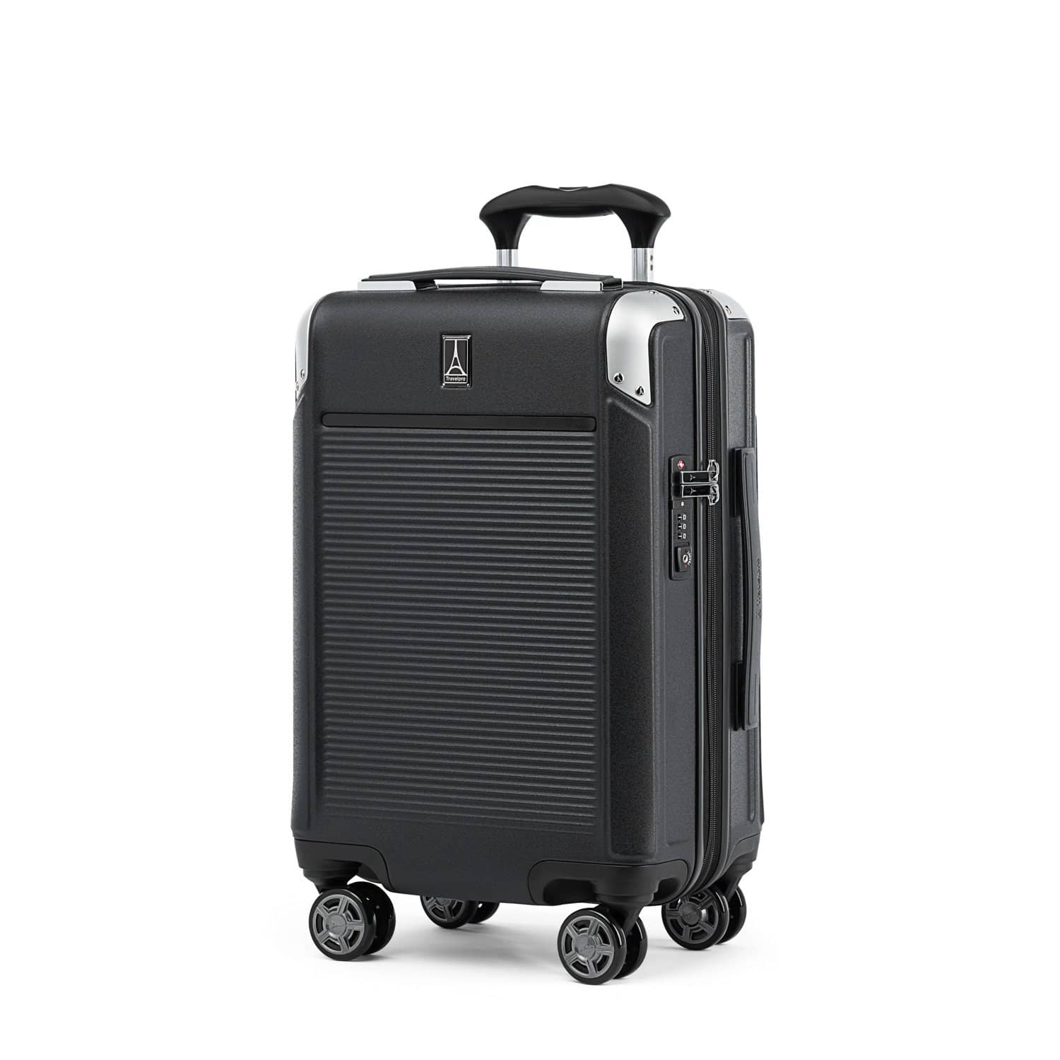 Travelpro Platinum® Elite Valise compacte extensible à coque rigide avec roulettes pivotantes