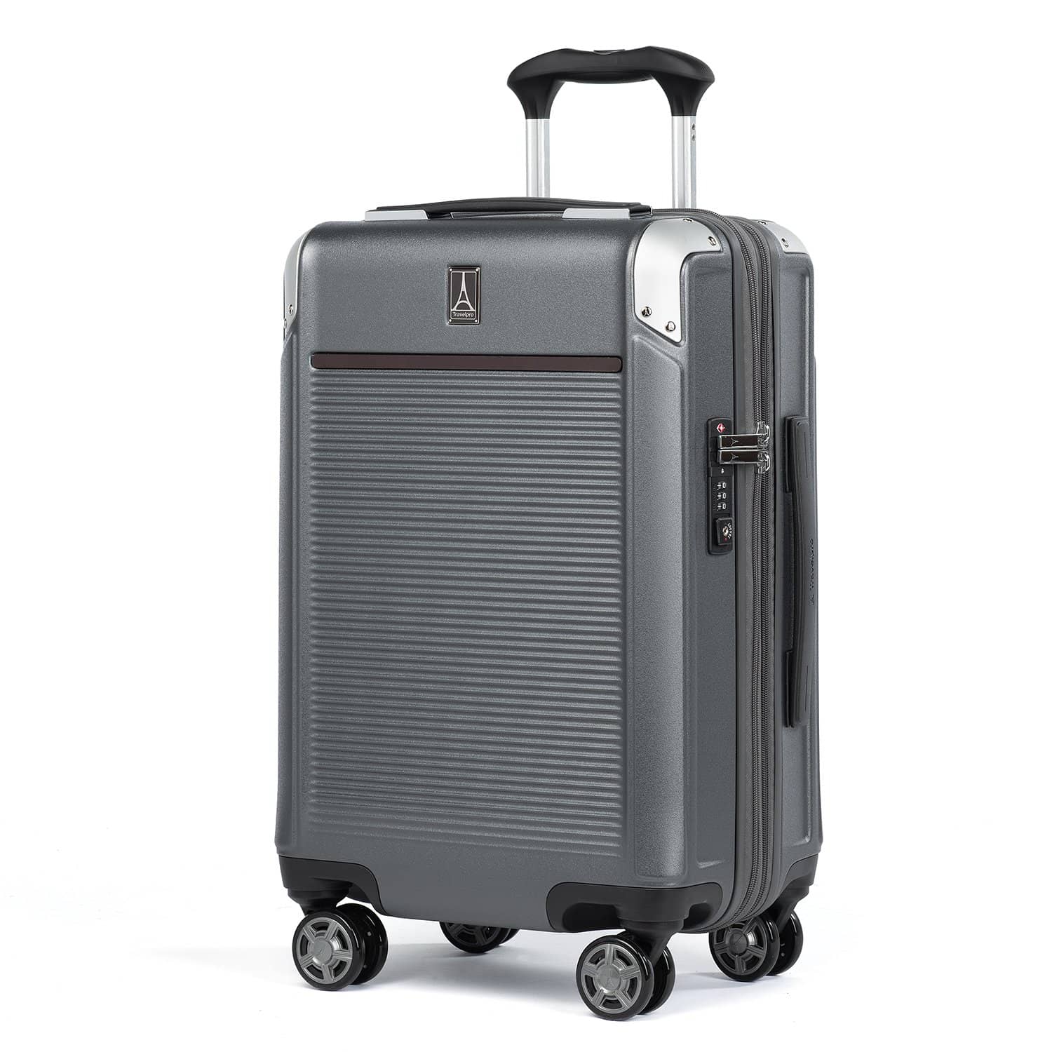 Travelpro Platinum® Elite Valise cabine extensible à coque rigide avec roulettes pivotantes