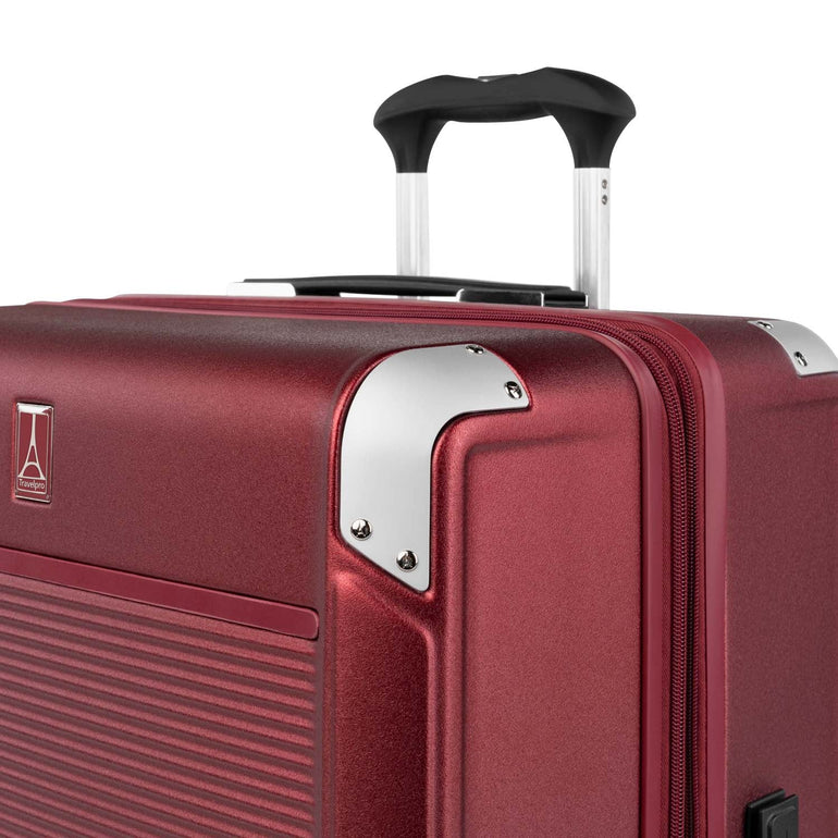 Travelpro Platinum® Elite Valise à roulettes extensible de taille moyenne à coque rigide