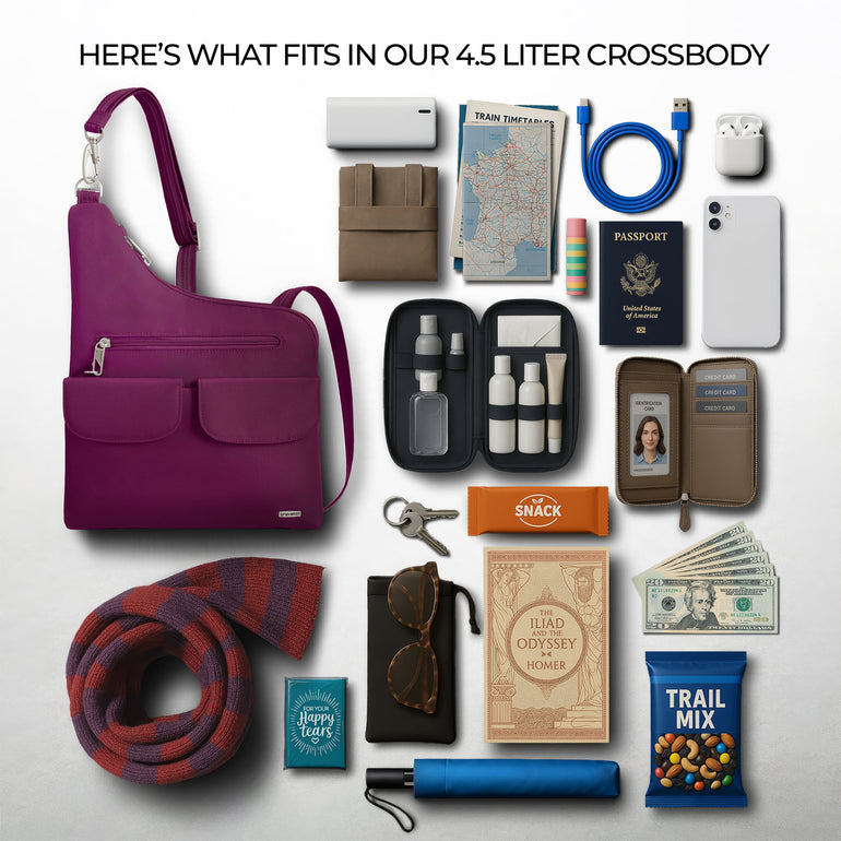 Travelon Anti-Theft Classic Crossbody Bag (RFID Blocking)