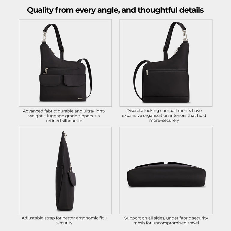 Travelon Anti-Theft Classic Crossbody Bag (RFID Blocking)