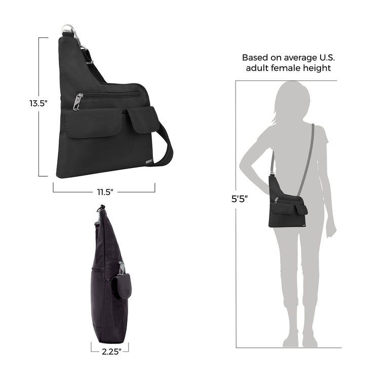 Travelon Anti-Theft Classic Crossbody Bag (RFID Blocking)