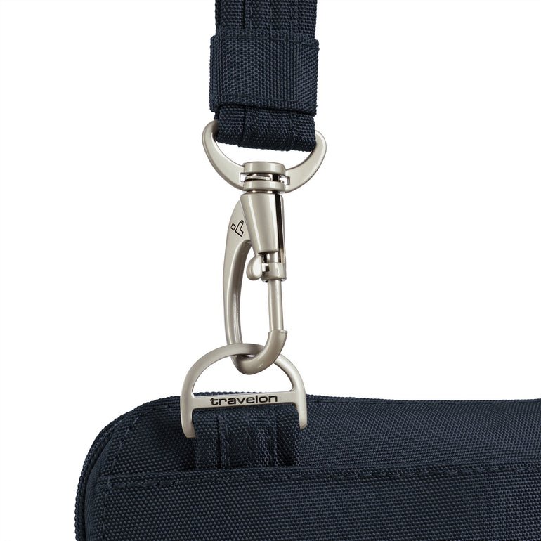 Travelon Anti-Theft Classic Slim Double Zip Crossbody