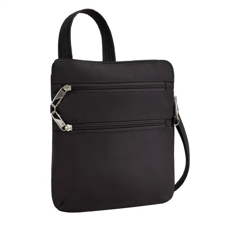 Travelon Anti-Theft Classic Slim Double Zip Crossbody