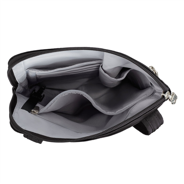 Travelon Anti-Theft Classic Slim Double Zip Crossbody