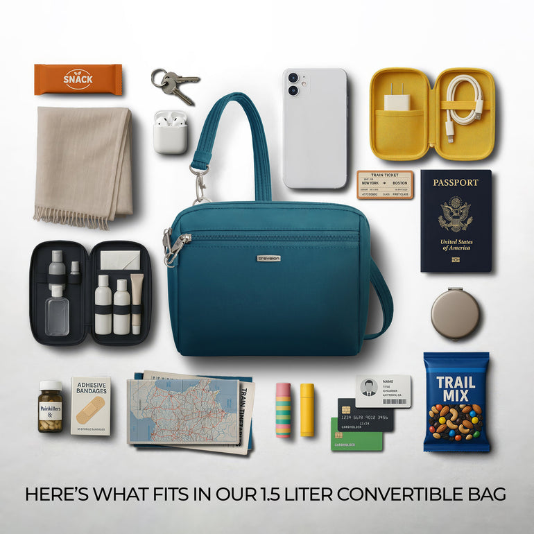 Travelon Anti-Theft Classic Convertible Crossbody & Waist Pack