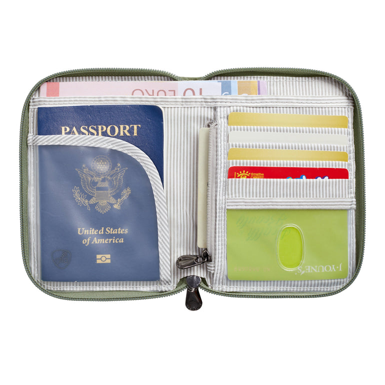 Travelon RFID Blocking Passport Zip Wallet