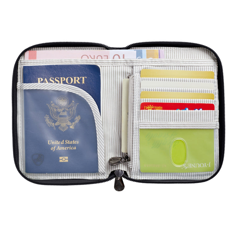 Travelon RFID Blocking Passport Zip Wallet