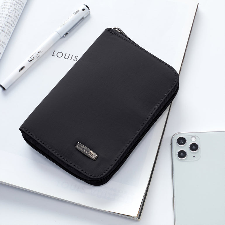 Travelon RFID Blocking Passport Zip Wallet