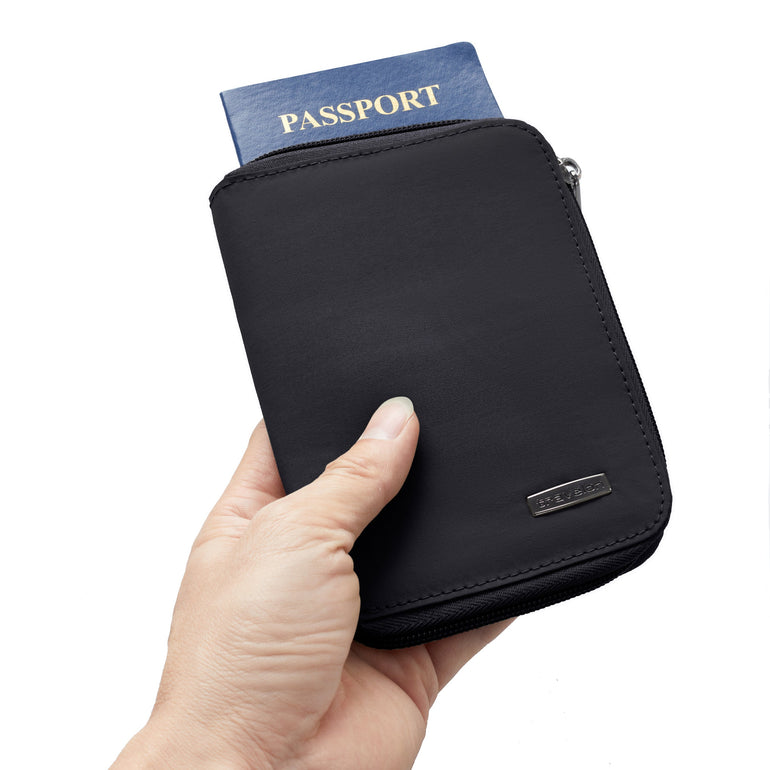 Travelon RFID Blocking Passport Zip Wallet