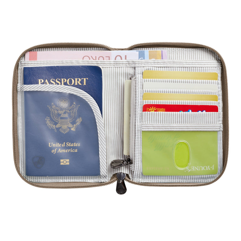 Travelon RFID Blocking Passport Zip Wallet