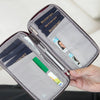 Travelon RFID Blocking Family Passport Zip Wallet - Poppy