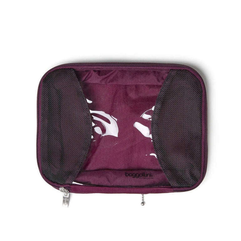 Baggallini Medium Compression Cube - Eggplant