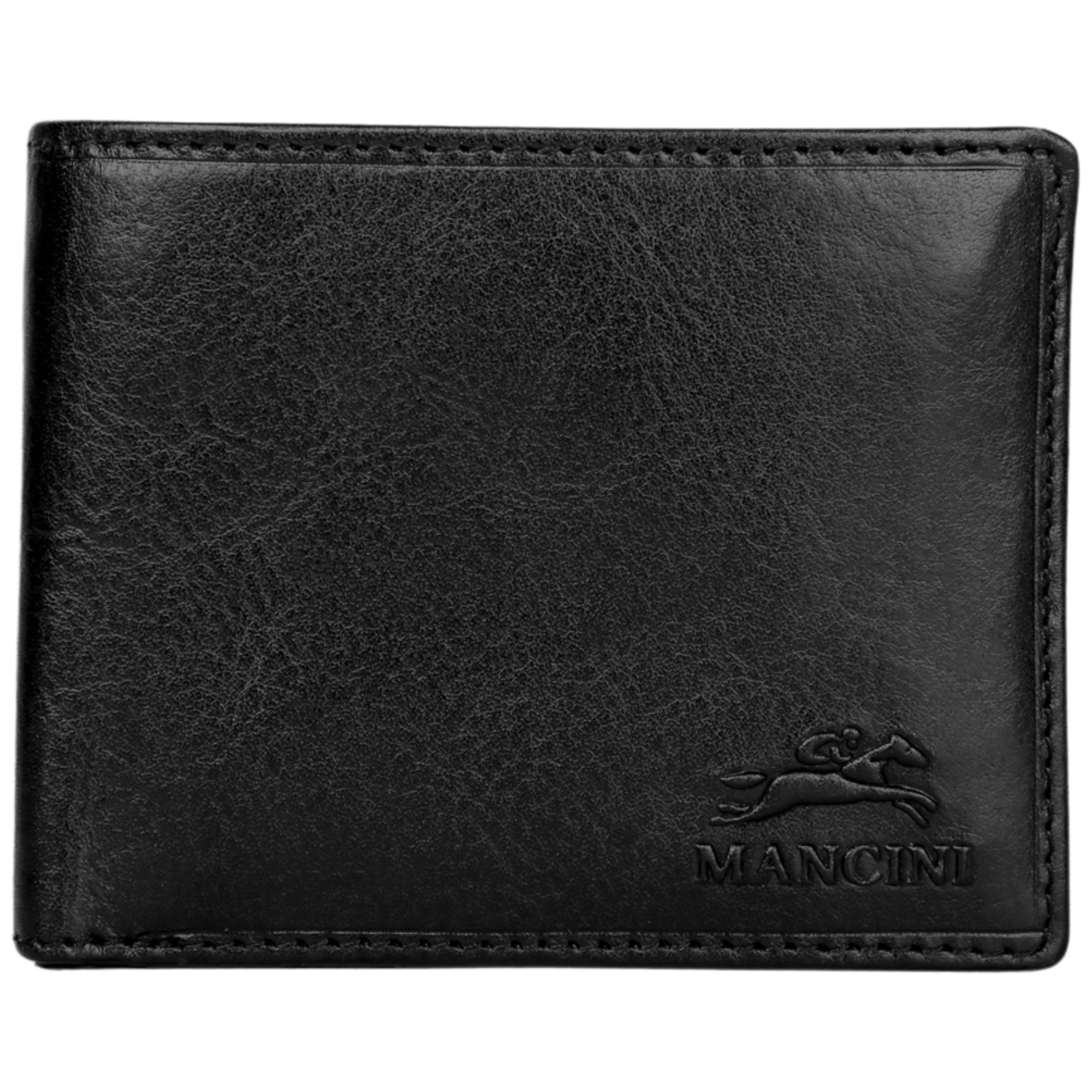 Mancini Pelle D’oro RFID Secure Left Wing Billfold