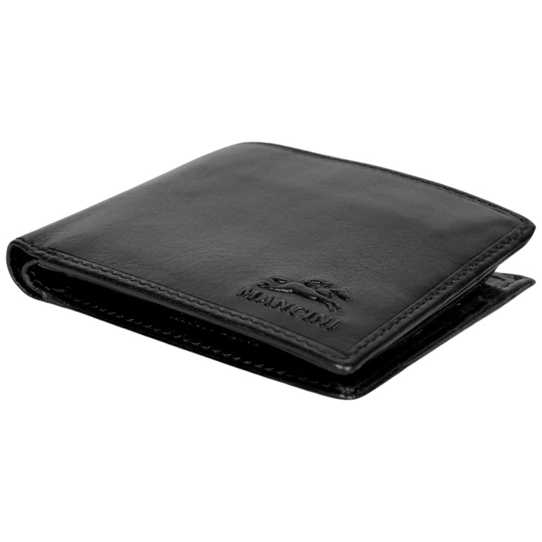 Mancini Pelle D’oro RFID Secure Left Wing Billfold