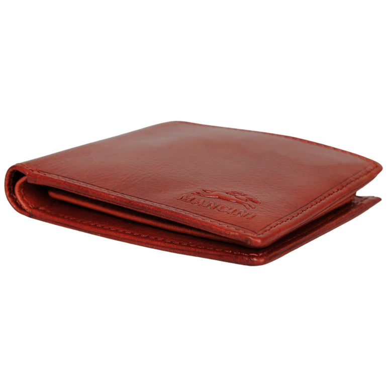 Mancini Pelle D’oro RFID Secure Left Wing Billfold