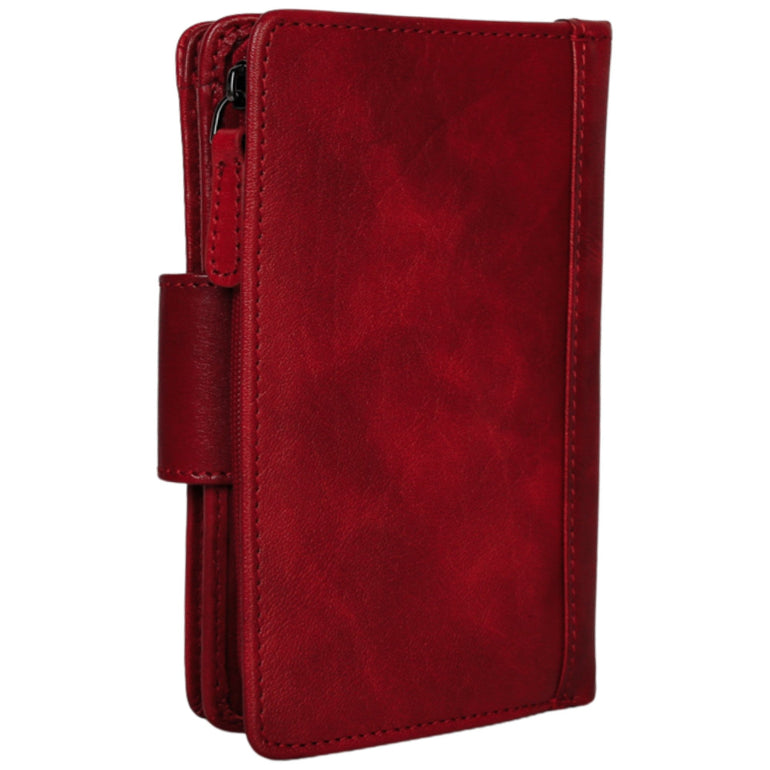 Mancini Pelle D’oro RFID Secure Medium Clutch Wallet