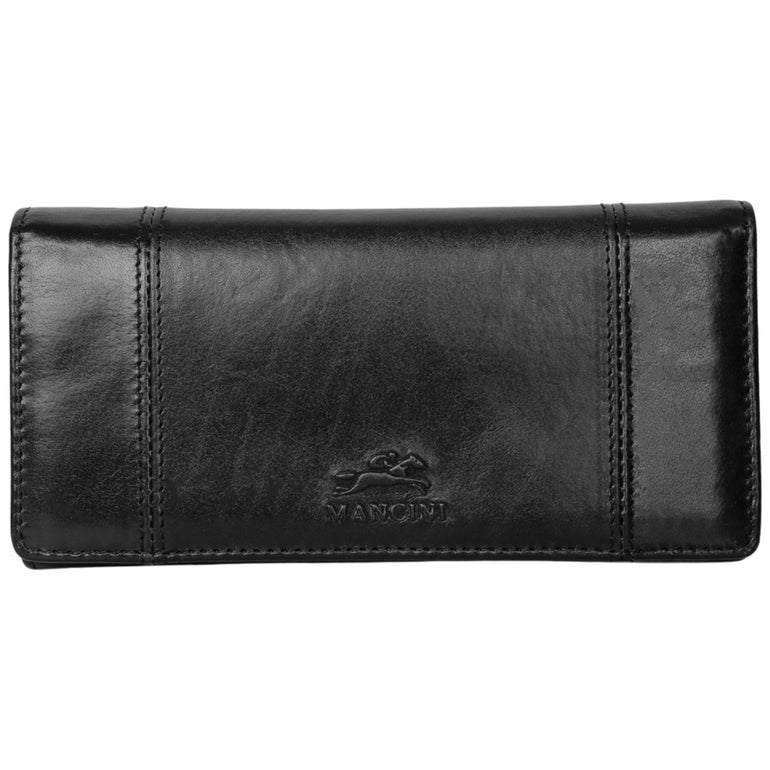 Mancini Pelle D’oro RFID Secure Trifold Wallet