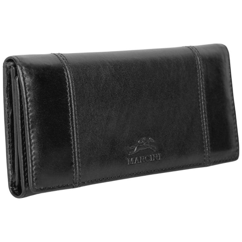 Mancini Pelle D’oro RFID Secure Trifold Wallet