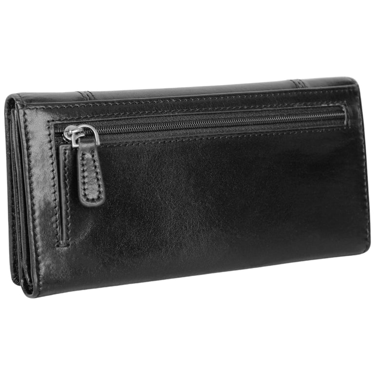 Mancini Pelle D’oro RFID Secure Trifold Wallet