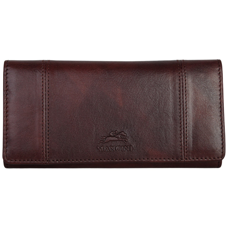 Mancini Pelle D’oro RFID Secure Trifold Wallet