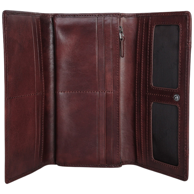Mancini Pelle D’oro RFID Secure Trifold Wallet