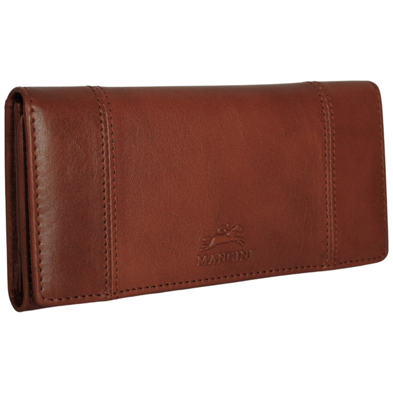 Mancini Pelle D’oro RFID Secure Trifold Wallet