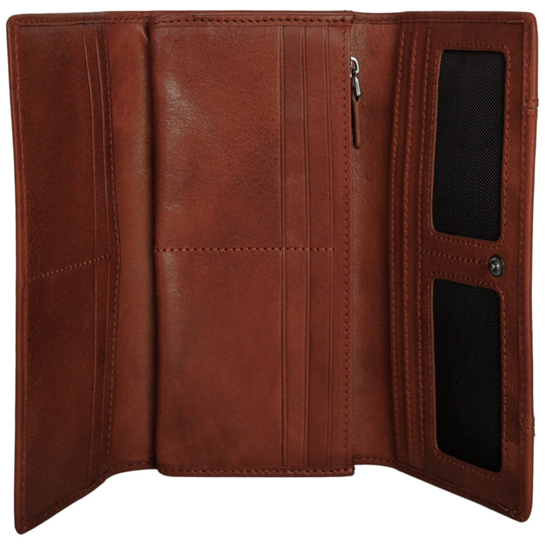 Mancini Pelle D’oro RFID Secure Trifold Wallet