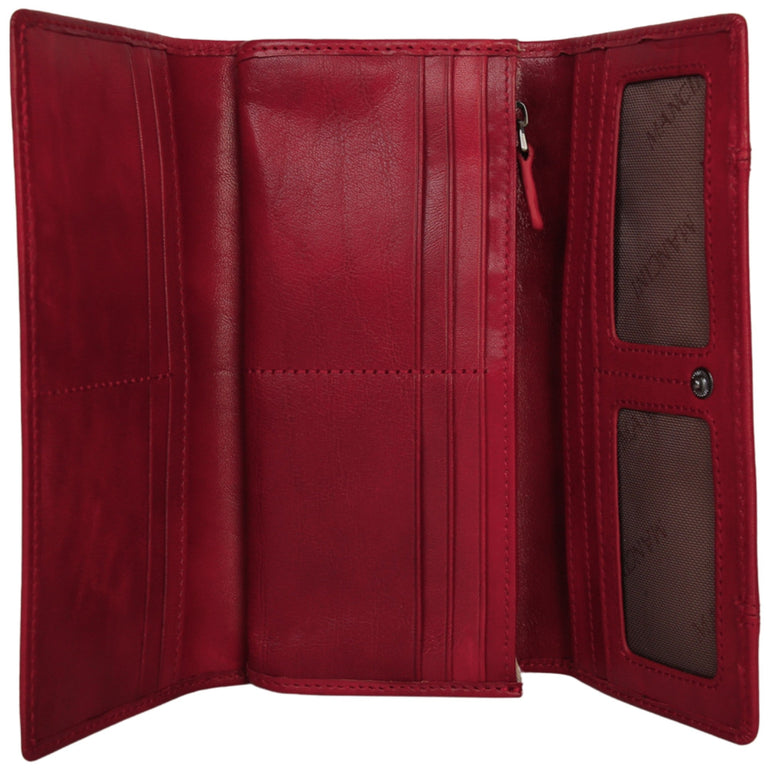 Mancini Pelle D’oro RFID Secure Trifold Wallet