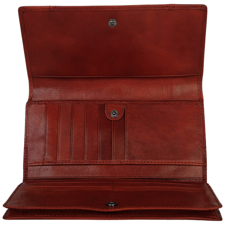 Mancini Pelle D’oro RFID Secure Quad Fold Wallet