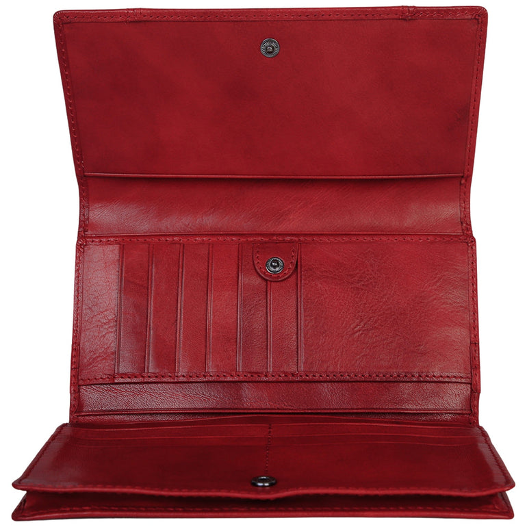 Mancini Pelle D’oro RFID Secure Quad Fold Wallet